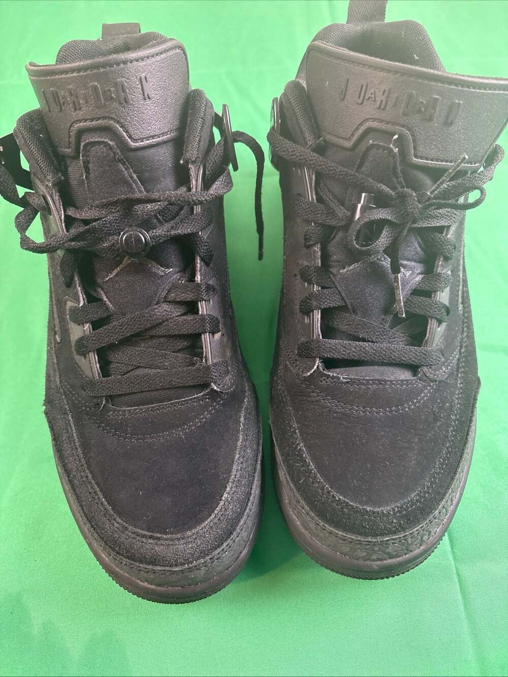 Jordan Son of Mars Triple Black Suede Sneakers size 9